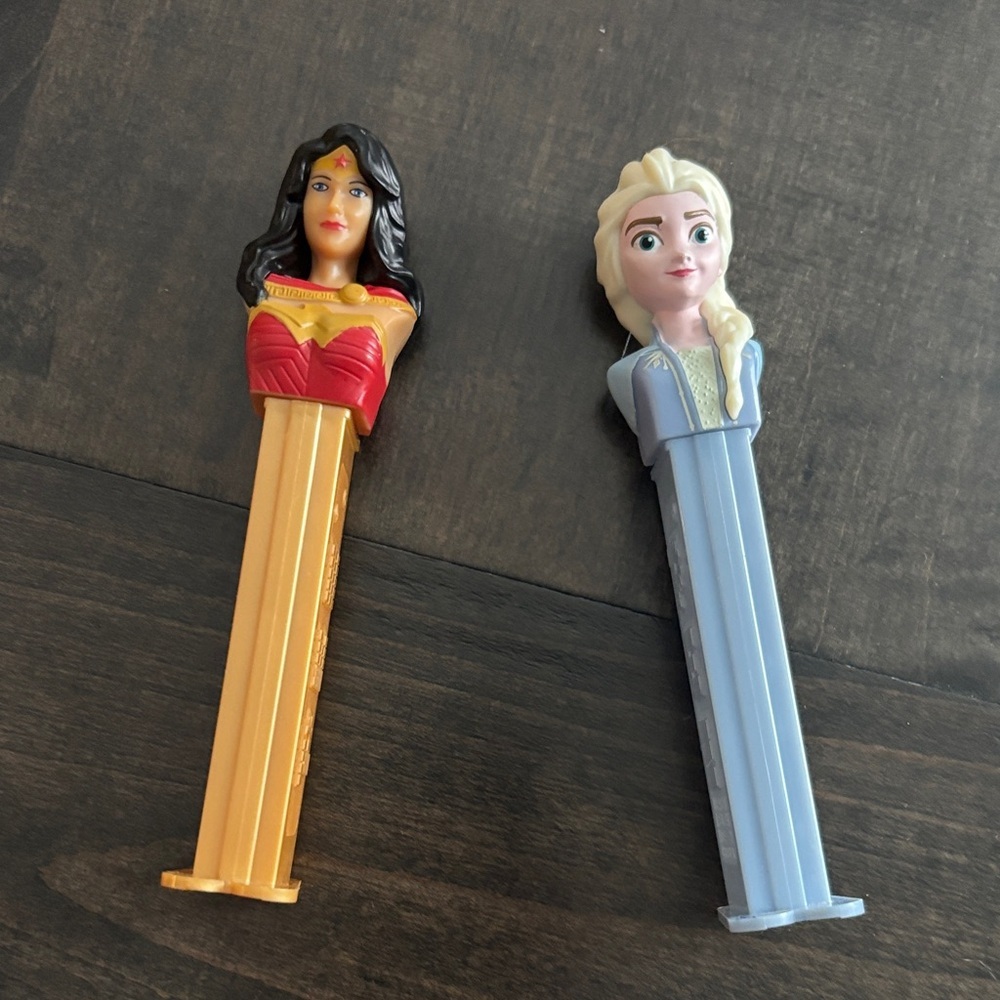 PEZ Dispensers - Wonder Woman and Elsa